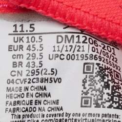 مملوكة مسبقًا Air Jordans Jordan 1 FlyEase Bio Hack Size 45.5 Multicolor Nubuck Leather Low Top Sneakers