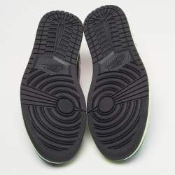 مملوكة مسبقًا Air Jordans Jordan 1 FlyEase Bio Hack Size 45.5 Multicolor Nubuck Leather Low Top Sneakers