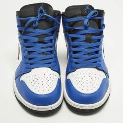 مملوكة مسبقًا Air Jordans Jordan 1 Game Royal Size 46 Multicolor Leather Mid Top Sneakers