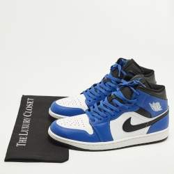 مملوكة مسبقًا Air Jordans Jordan 1 Game Royal Size 46 Multicolor Leather Mid Top Sneakers