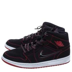 Pre Owned Jordan 1 Mid Fearless Come Fly With Me Sneakers Size 46