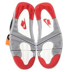 Pre Owned Air Jordan Black/Red Suede 4 Retro Bred 2019 Release Sneakers Size 44