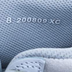 Pre Owned Air Jordan 1 White/Grey Leather And Suede Retro High 85 Sneakers Size 41