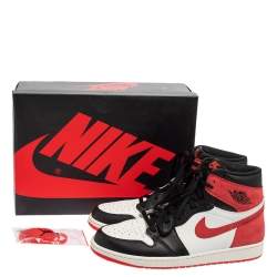 Pre Owned Air Jordan Tricolor Leather Air Jordan 1 Retro High Top Sneakers Size 47.5