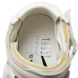 Air Jordan White Leather 12 Retro Fiba High Top Sneakers Size 42.5
