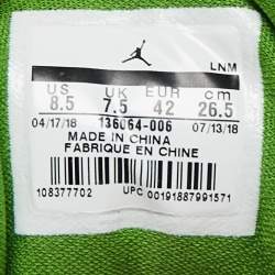 Air Jordan Grey/White Nubuck and Leather Jordan 3 Retro Cool (2021) Sneakers Size 42