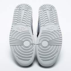 Pre Owned Air Jordan Tricolor Leather and Suede Jordan 1 Retro Sneakers Size 42