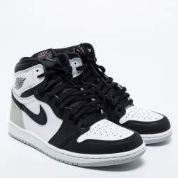 Pre Owned Air Jordan Tricolor Leather and Suede Jordan 1 Retro Sneakers Size 42