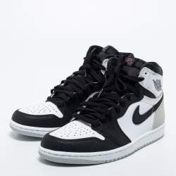 Pre Owned Air Jordan Tricolor Leather and Suede Jordan 1 Retro Sneakers Size 42