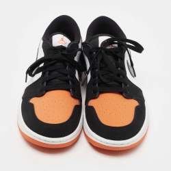 Pre Owned Air Jordan 1 Tricolor Leather Golf Low Top Sneakers Size 42