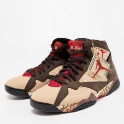 Pre Owned Air Jordan Multicolor Nubuck Leather Jordan 7 Retro OG Sp Sneakers Size 47.5