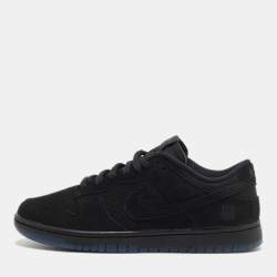 Nike Black and Mesh Dunk Low Top Sneakers Size 43
