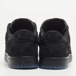 Nike Black and Mesh Dunk Low Top Sneakers Size 43