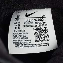 Pre Owned Nike Black Mesh and Patent Leather Dunk High Pro Sneakers Size 44