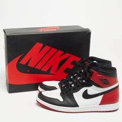 Jordan Multicolor Leather Jordan 1 Retro High Top Sneakers Size 47.5