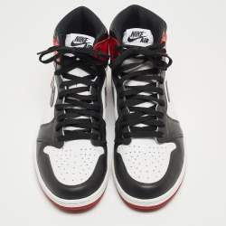 Jordan Multicolor Leather Jordan 1 Retro High Top Sneakers Size 47.5