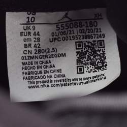 Pre Owned Air Jordan Multicolor Leather Jordan 1 Retro High Electro Orange Sneakers Size 44