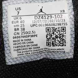 Pre Owned Air Jordan Cream/Brown Suede Jordan 1 Mid SE Brown Elephant Sneakers Size 40