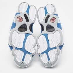 Pre Owned Air Jordans Multicolor Leather Jordan 13 Retro French Blue Sneakers Size 47.5