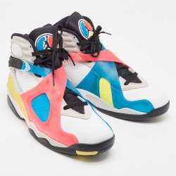 Air Jordans Multicolor Leather Jordan 8 SP Retro SE Sneakers Size 47.5