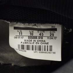 Pre Owned Air Jordans Multicolor Leather Air Jordan 1 High Top Sneakers Size 45