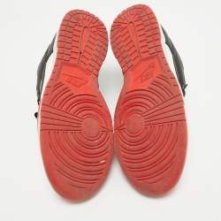 Pre Owned Air Jordans Multicolor Leather Air Jordan 1 Lace Up Sneakers Size 44