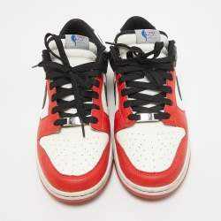 Pre Owned Air Jordans Multicolor Leather Air Jordan 1 Lace Up Sneakers Size 44