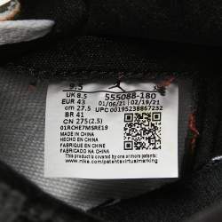 Pre Owned Air Jordans Multicolor Leather Air Jordan 1 High Top Sneakers Size 43