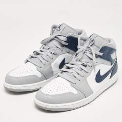 Air Jordans Multicolor Leather Air Jordan 1 High Top Sneakers Size 46