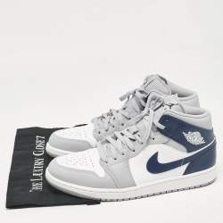 Air Jordans Multicolor Leather Air Jordan 1 High Top Sneakers Size 46