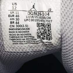 Air Jordans Multicolor Leather Air Jordan 1 High Top Sneakers Size 46