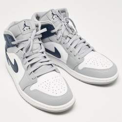 Air Jordans Multicolor Leather Air Jordan 1 High Top Sneakers Size 46