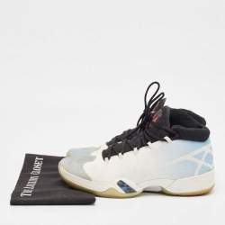Air Jordans Blue/White Fabric Jordan XXX UNC Sneakers Size 43