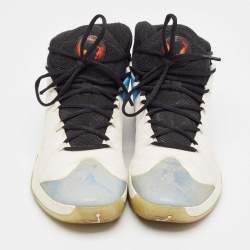Air Jordans Blue/White Fabric Jordan XXX UNC Sneakers Size 43