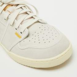 Air Jordans x Union LA Grey/Blue Leather and Suede Jordan 1 Retro AJKO Sail Low Sneakers Size 47.5