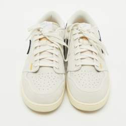 Air Jordans x Union LA Grey/Blue Leather and Suede Jordan 1 Retro AJKO Sail Low Sneakers Size 47.5