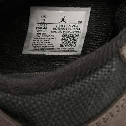 Air Jordans Brown/Black Suede and Canvas Jordan Jumpman Jack TR Travis Scott Dark Mocha Sneakers Size 46