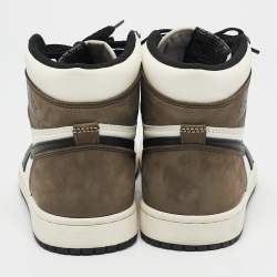 Air Jordans Tricolor Leather Jordan 1 Retro High OG Sneakers Size 41