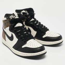 Air Jordans Tricolor Leather Jordan 1 Retro High OG Sneakers Size 41