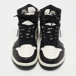 Air Jordans Tricolor Leather Jordan 1 Retro High OG Sneakers Size 41