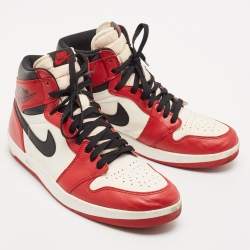 Air Jordans Multicolor Leather Jordan 1.5 Retro Chicago Sneakers Size 44