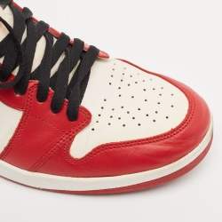 Air Jordans Multicolor Leather Jordan 1.5 Retro Chicago Sneakers Size 44