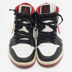 Air Jordans Multicolor Leather Air Jordan 1 High Top Sneakers Size 41