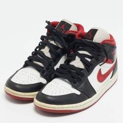 Air Jordans Multicolor Leather Air Jordan 1 High Top Sneakers Size 41