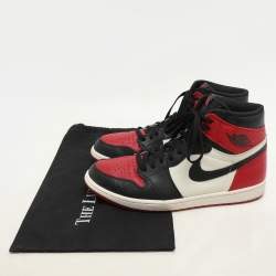 Air Jordans Tricolor Leather Air Jordan 1 Retro High Top Sneakers Size 45
