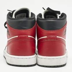 Air Jordans Multicolor Leather Air Jordan 1 High Top Sneakers Size 41