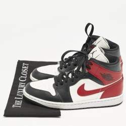 Air Jordans Multicolor Leather Air Jordan 1 High Top Sneakers Size 41