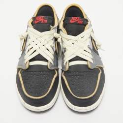 Air Jordans Multicolor Leather Jordan 1 Low OG Bleached Coral Sneakers Size 40
