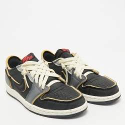 Air Jordans Multicolor Leather Jordan 1 Low OG Bleached Coral Sneakers Size 40