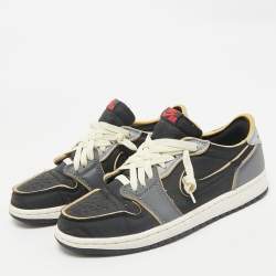 Air Jordans Multicolor Leather Jordan 1 Low OG Bleached Coral Sneakers Size 40